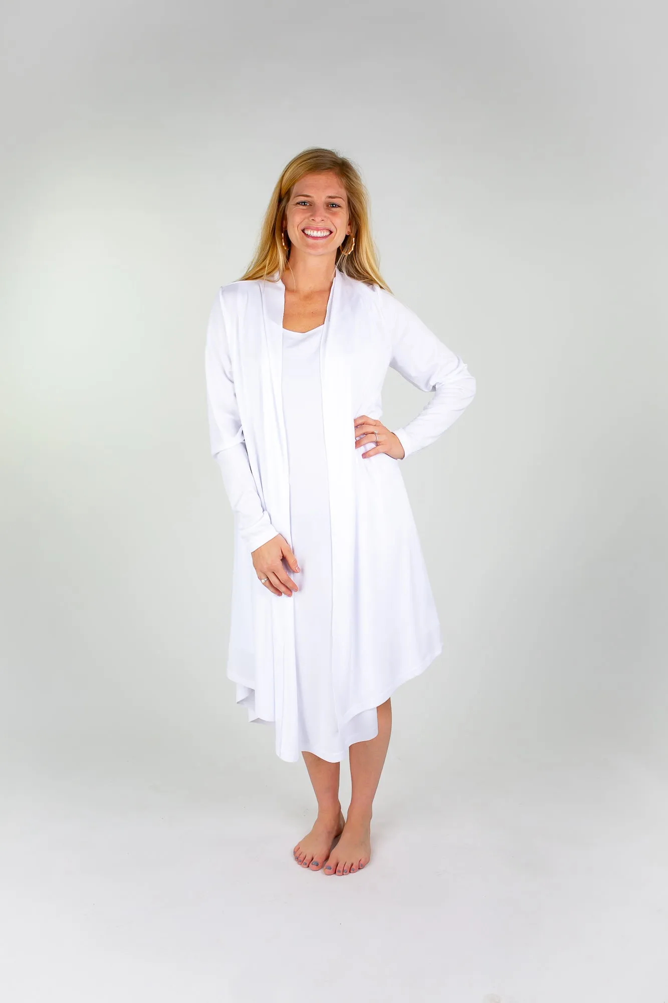 Sand Dunes White - Coolin' It Cardi Coverup