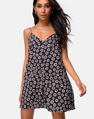 Sanna Slip Dress in Dancing Daisy