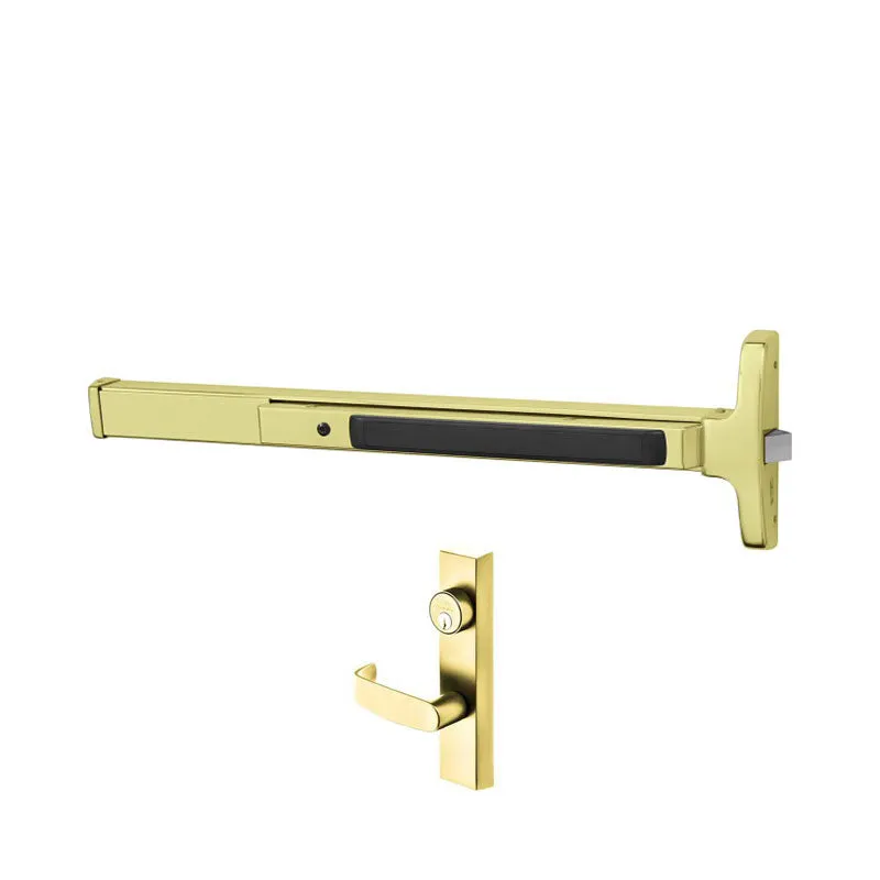 Sargent 12-8504-F-ETL Fire Rated Narrow Stile Rim Exit Device, Night Latch Function, 33"-36" Bar, ETL Trim