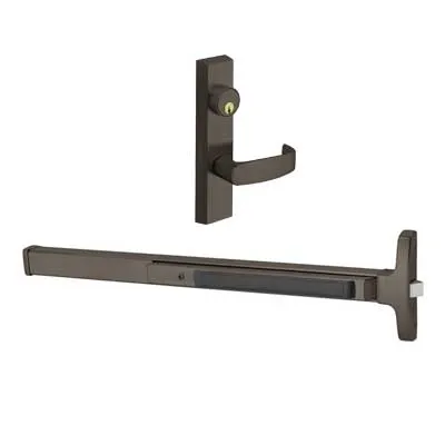 Sargent 12-8504-F-ETL Fire Rated Narrow Stile Rim Exit Device, Night Latch Function, 33"-36" Bar, ETL Trim