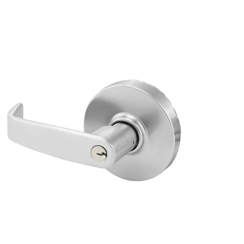 Sargent 28-K-LL Nightlatch Lever Exit Device Trim, L-Rose, L-Lever, LA Keyway, Keyed Random