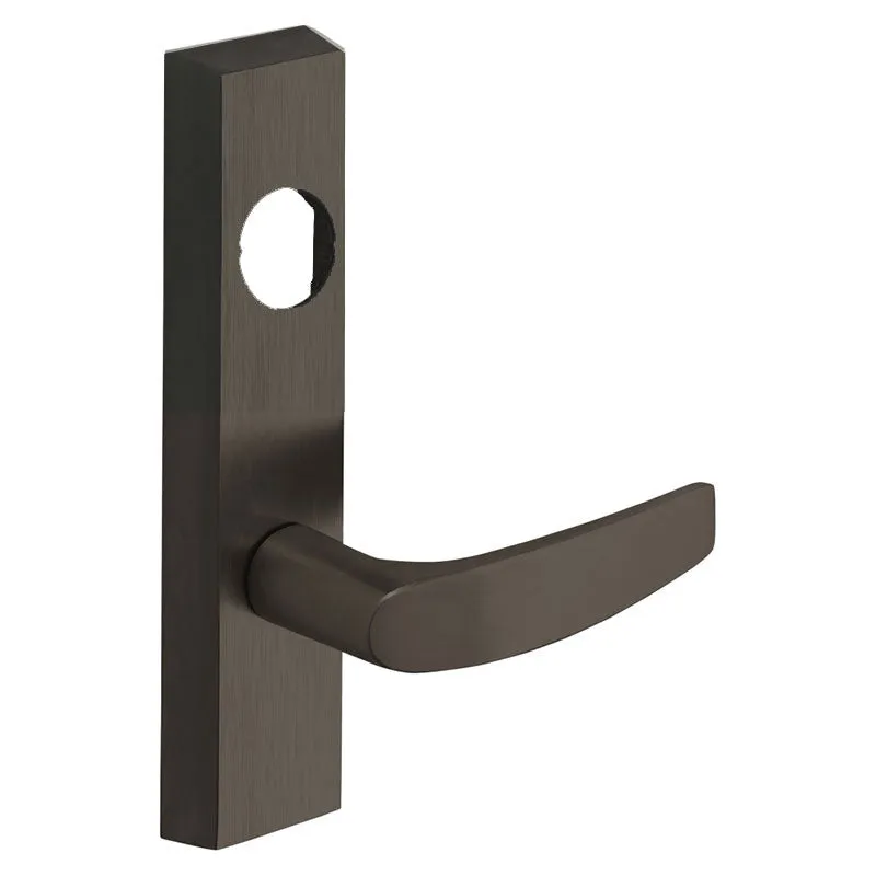 Sargent LC-706-4-ETB Exit Device Trim, Key Locks/Unlocks Lever Trim For 8400 & 8600 Series Concealed Vertical Rod Exit Devices, Handed, Less Cylinder