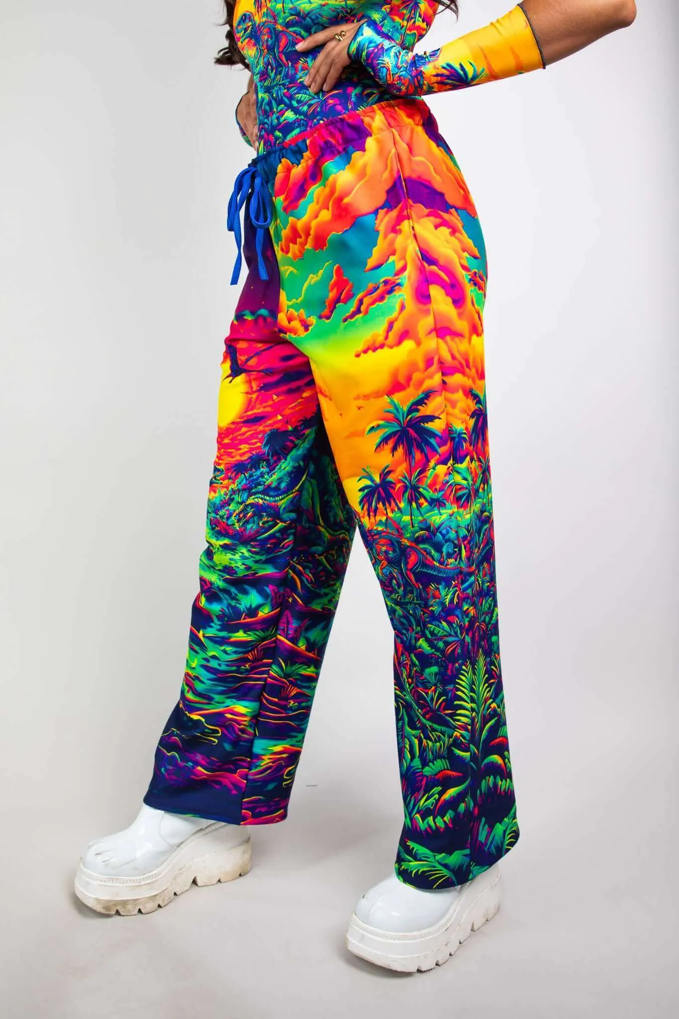 Saurian Wide Leg Sweatpants