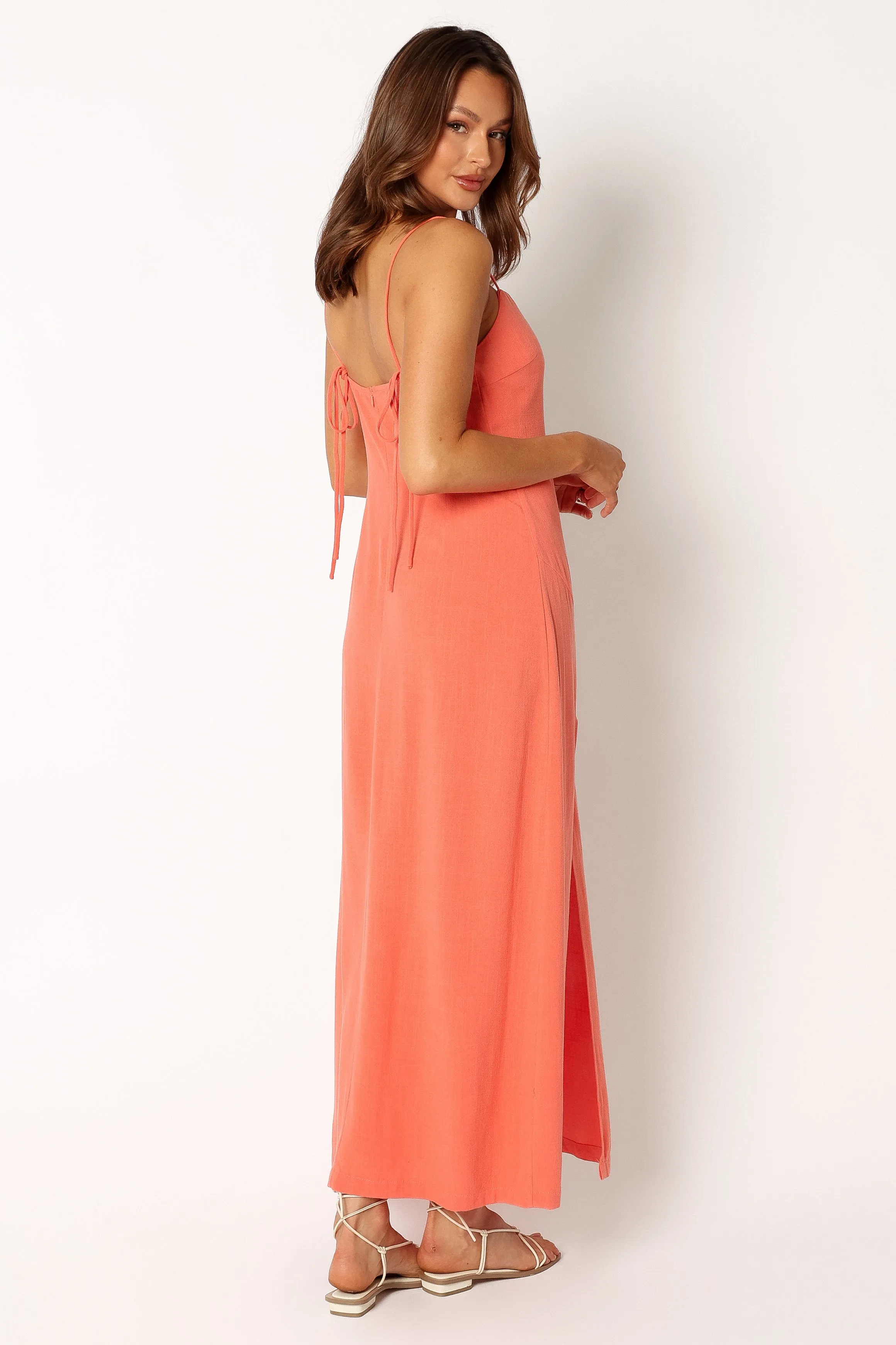 Sawyer Midi Slip Dress - Watermelon