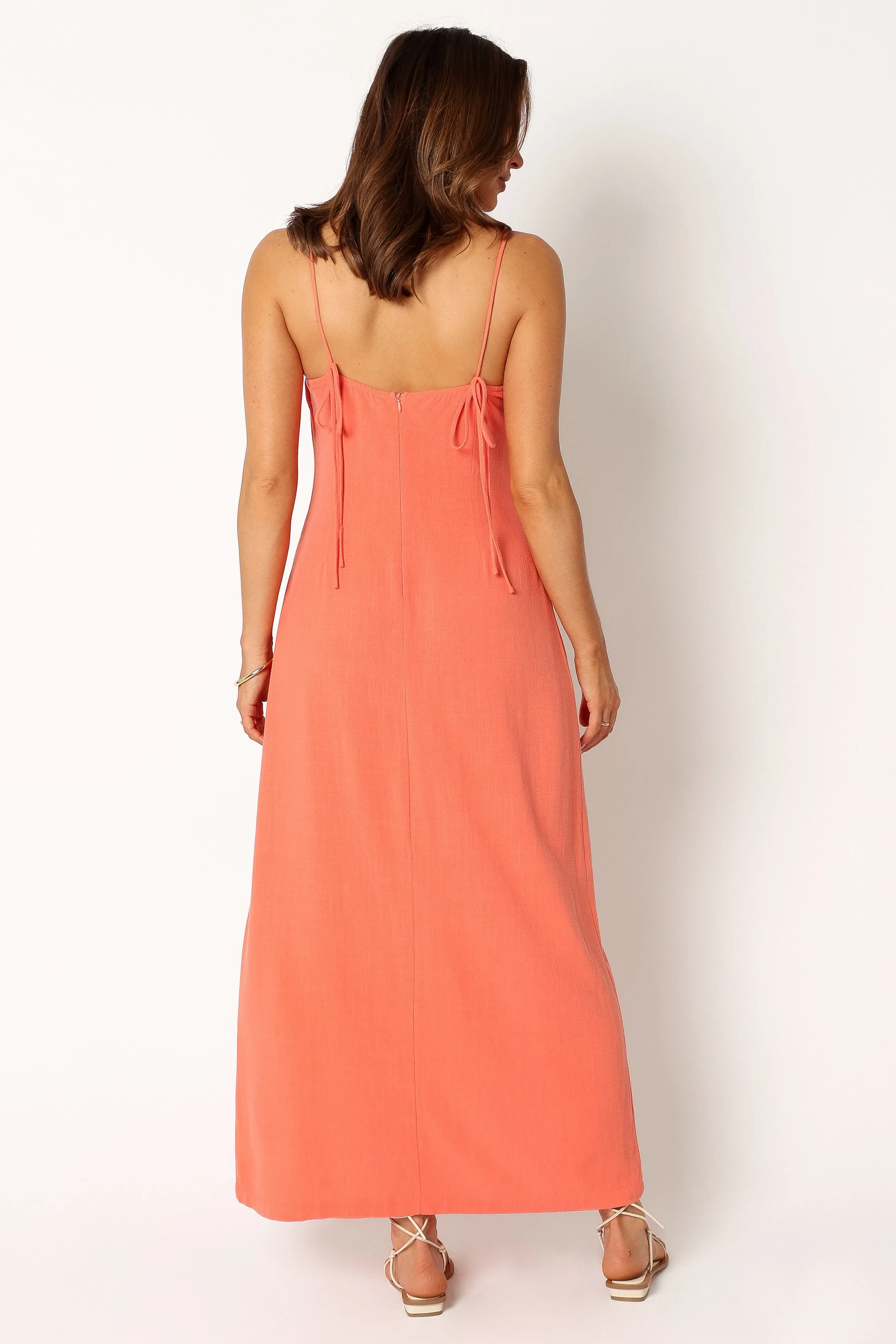 Sawyer Midi Slip Dress - Watermelon