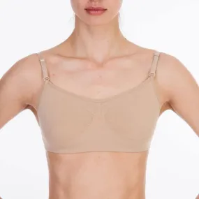 'SILKY' BRAND NUDE SEAMLESS CLEAR BACK BRA