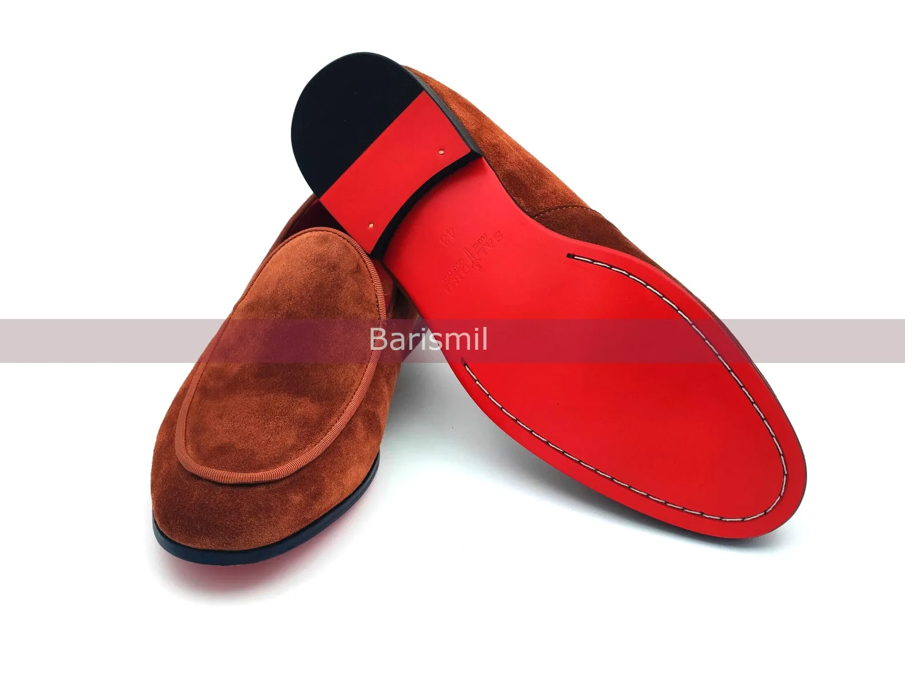 Slipper Loafers - Tobacco Suede Loafers