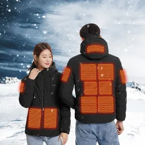 Smart Heated Jacket -  Electric Heating Thermal Coat Winter Heated Vest for Men and Women