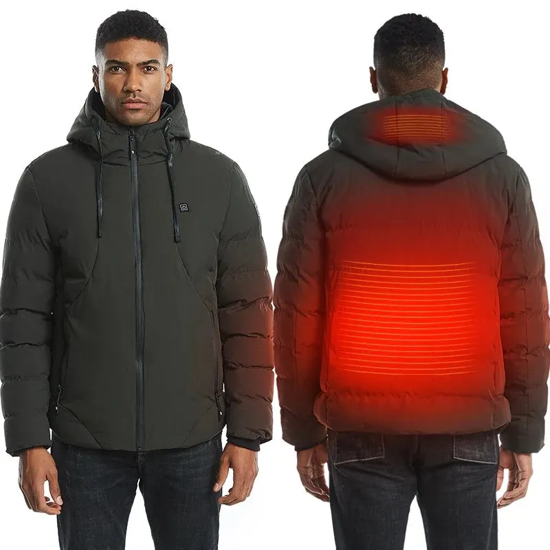 Smart Heated Jacket -  Electric Heating Thermal Coat Winter Heated Vest for Men and Women