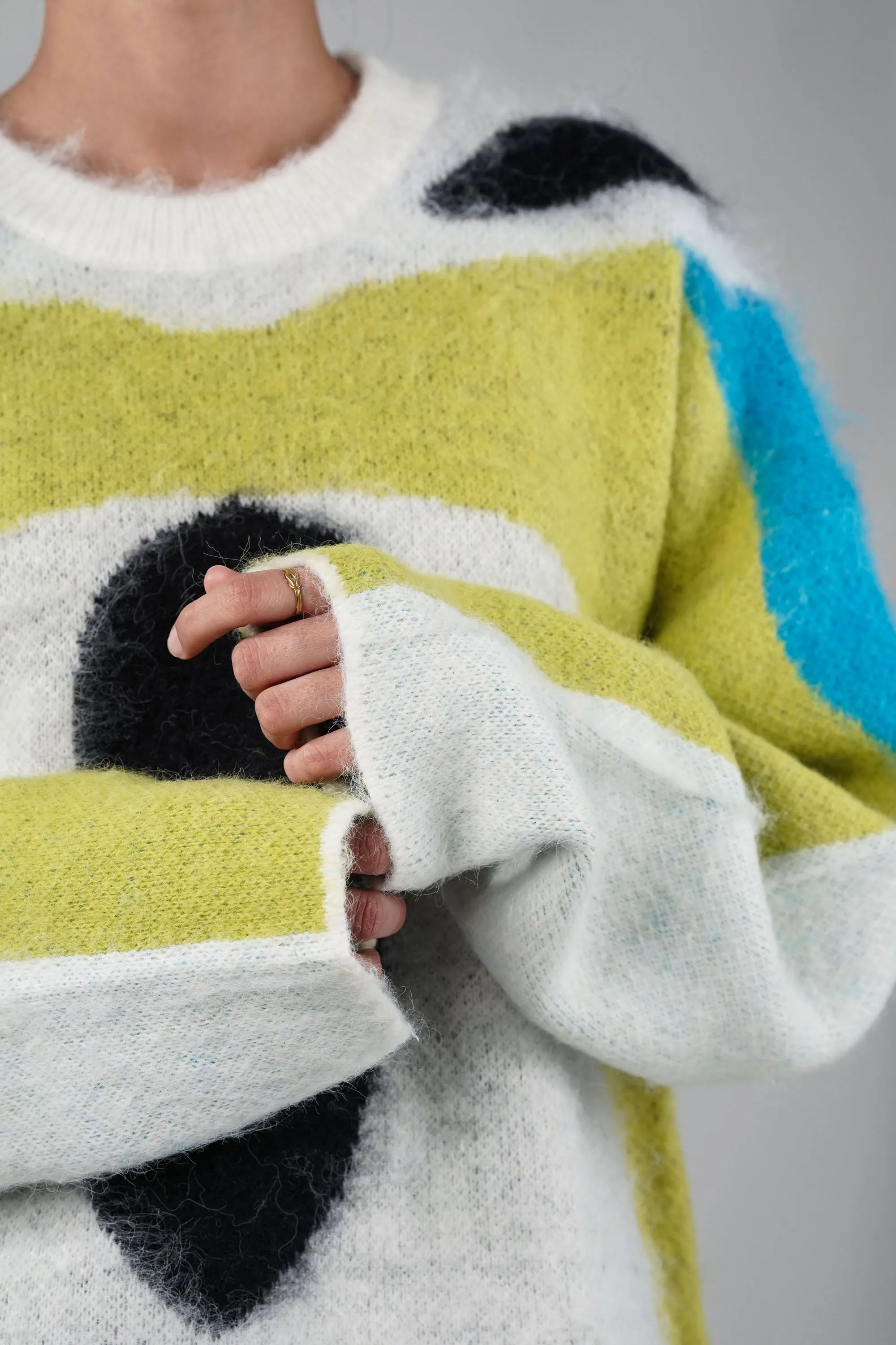 Snowy Cloud Oversized Sweater