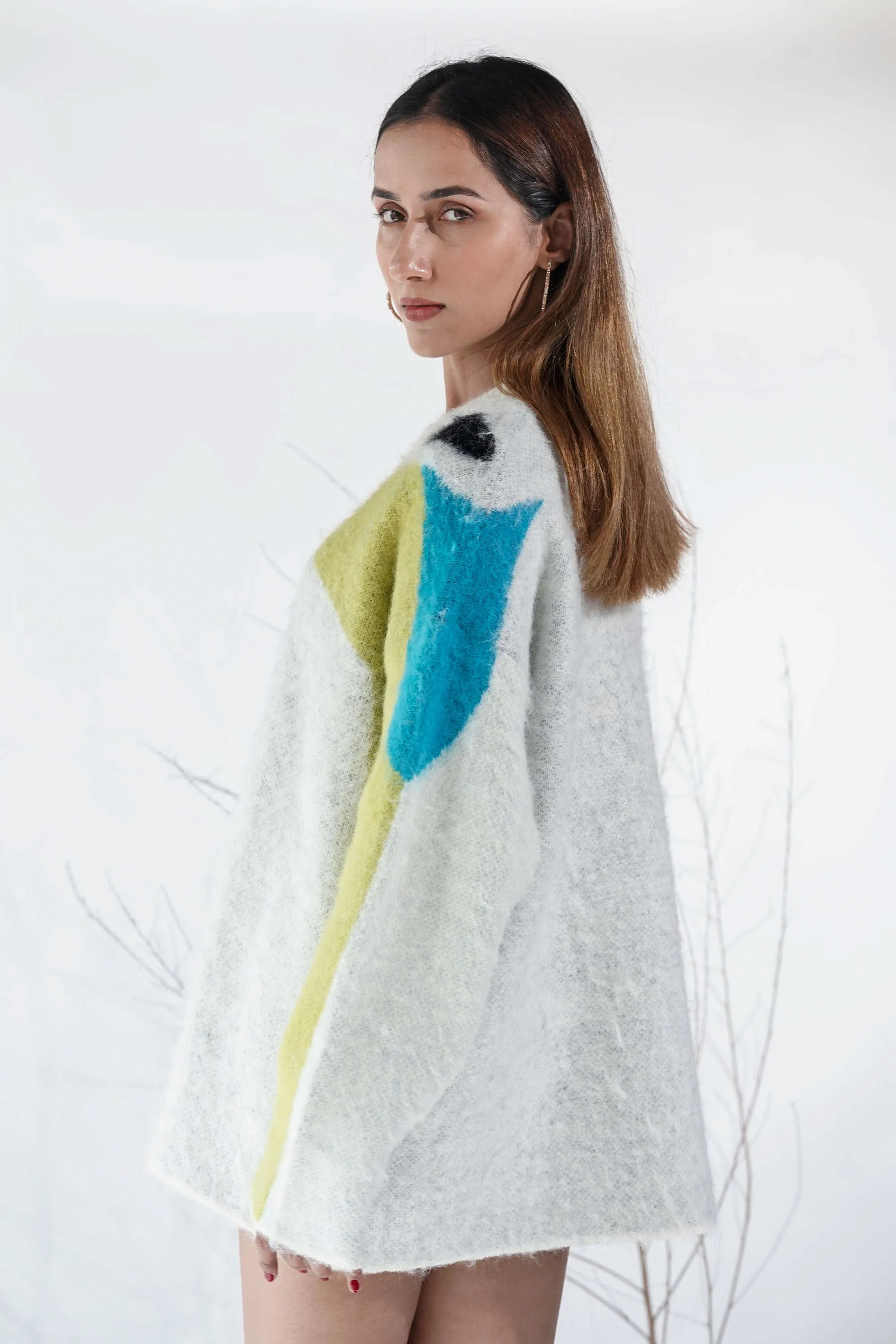 Snowy Cloud Oversized Sweater