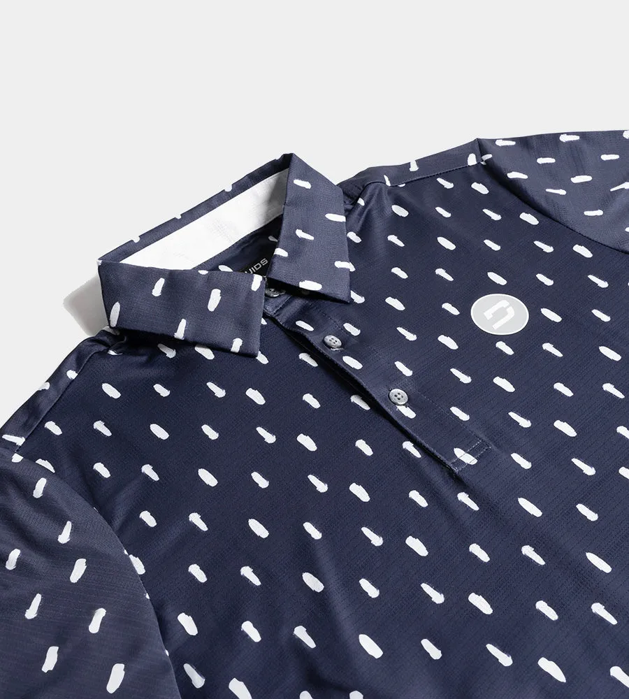 SPLATTER POLO - NAVY