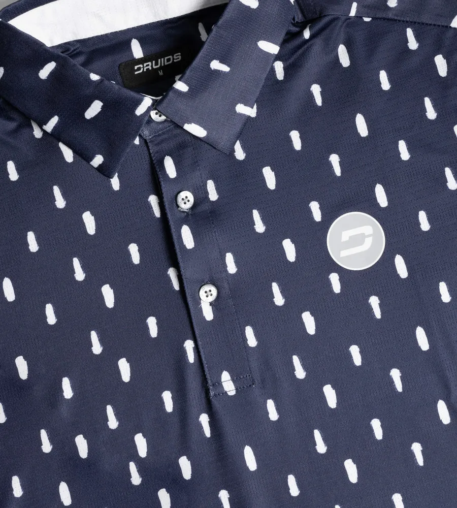 SPLATTER POLO - NAVY