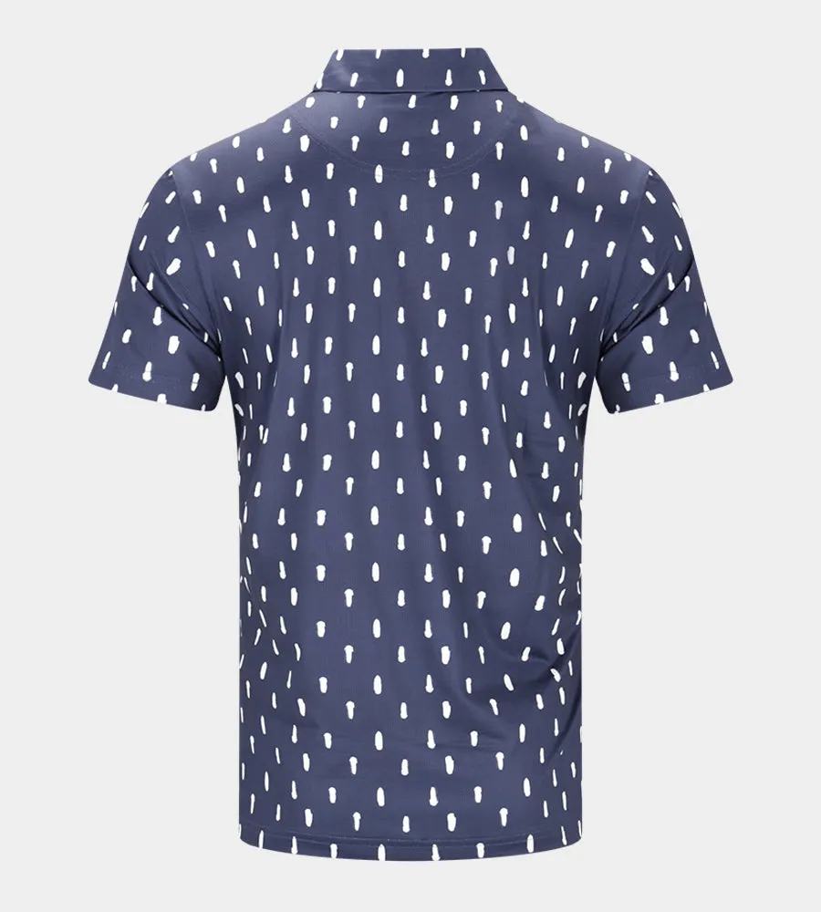 SPLATTER POLO - NAVY