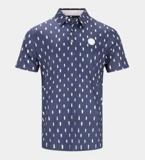 SPLATTER POLO - NAVY