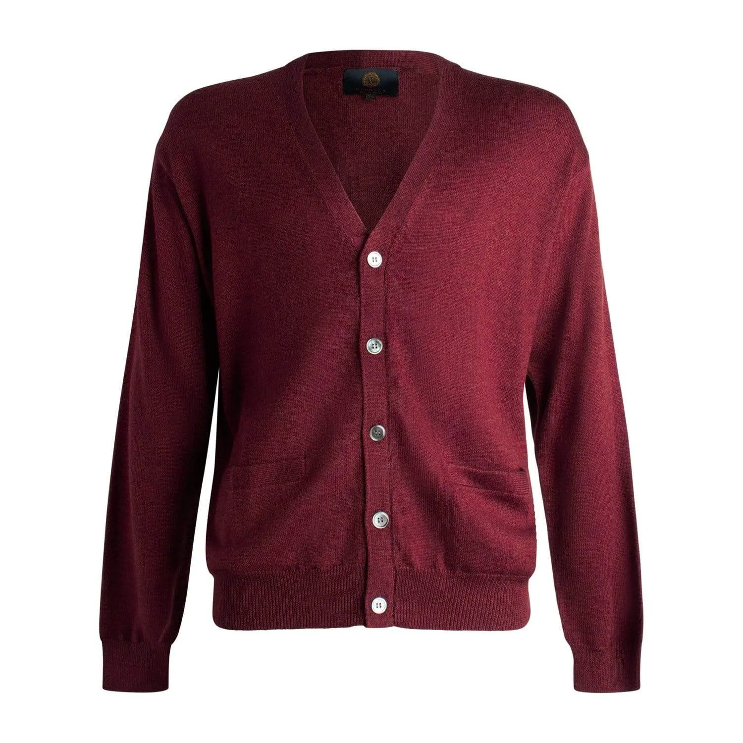 Stay Cozy and Stylish with Mens Button Cardigan Extra Fine Merino Wool - Available in 10 Eye-Catching Colors