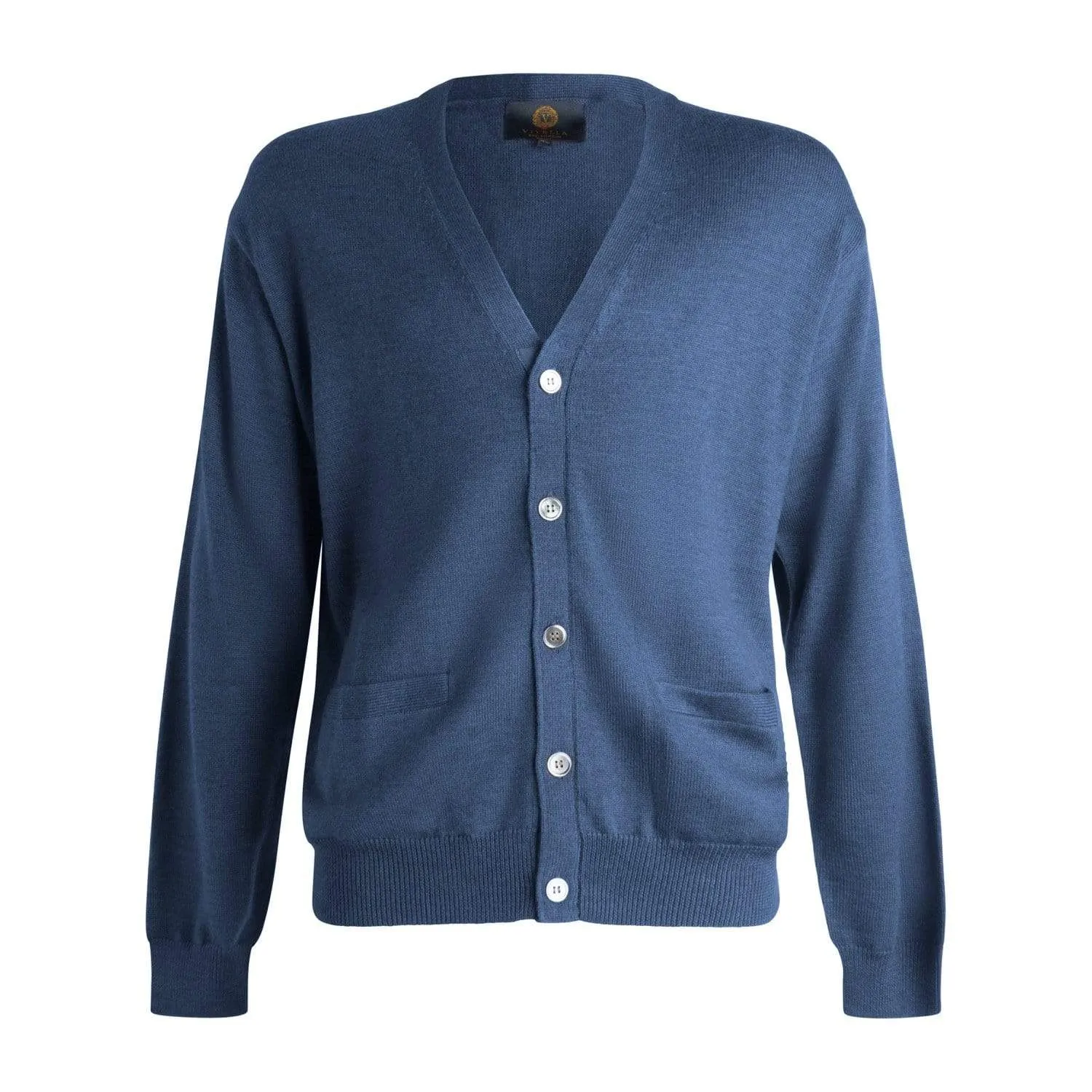 Stay Cozy and Stylish with Mens Button Cardigan Extra Fine Merino Wool - Available in 10 Eye-Catching Colors