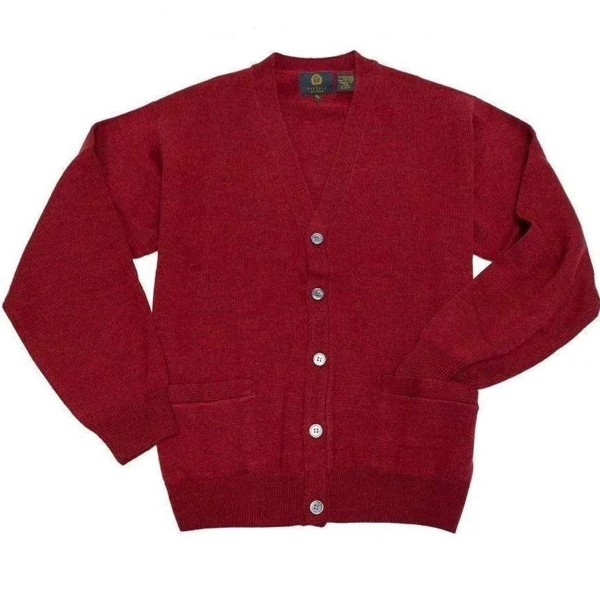 Stay Cozy and Stylish with Mens Button Cardigan Extra Fine Merino Wool - Available in 10 Eye-Catching Colors