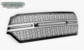 T-REX Laser Torch 1 Piece Grilles - Brushed - 2019 Ram 1500