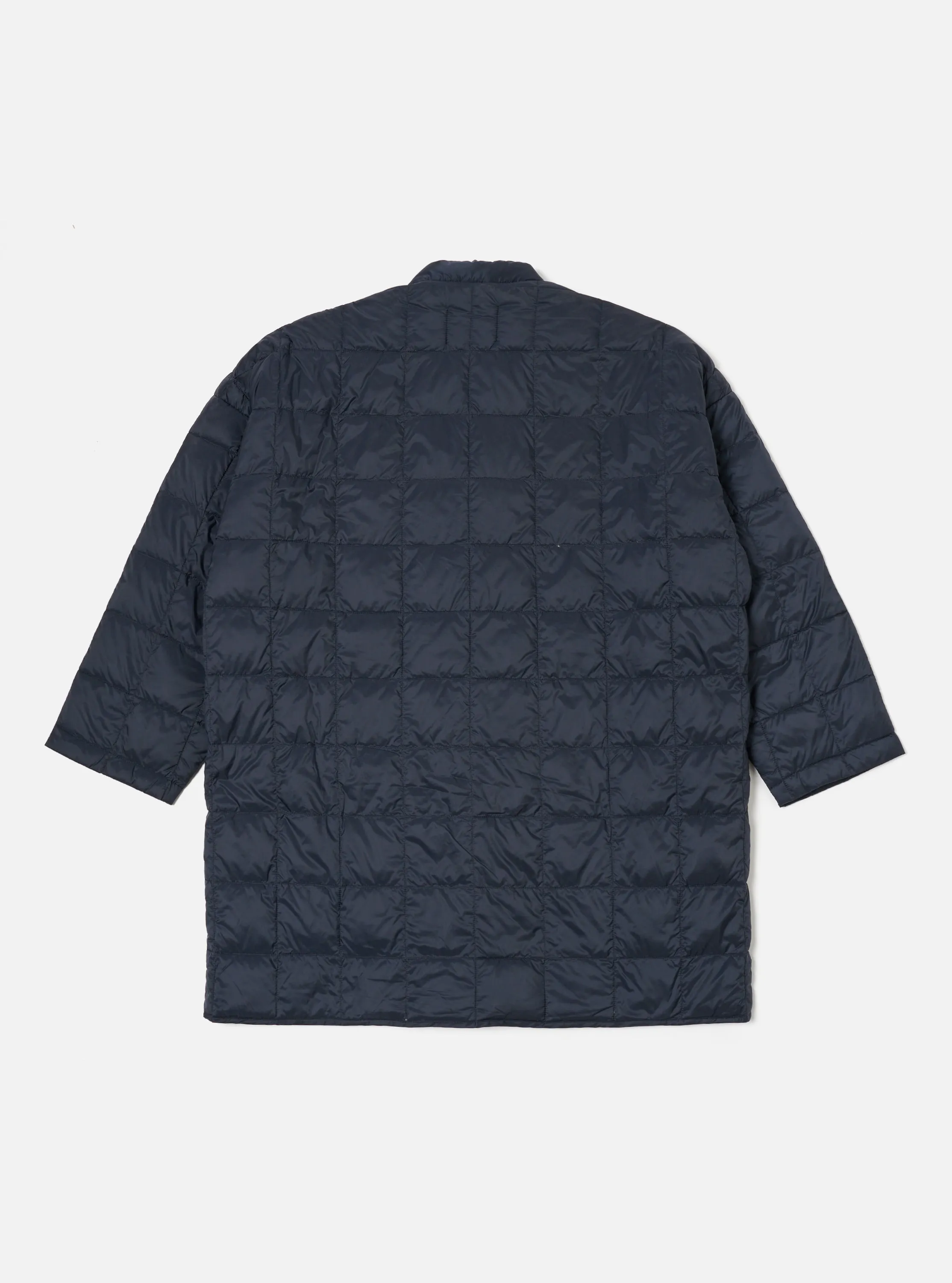 Taion Hanten Down Cardigan in Dark Navy Nylon