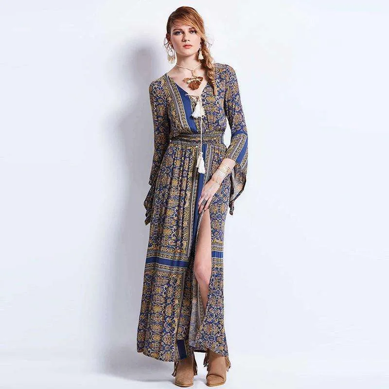 Tasseled DA Vinci By the Sea Maxi