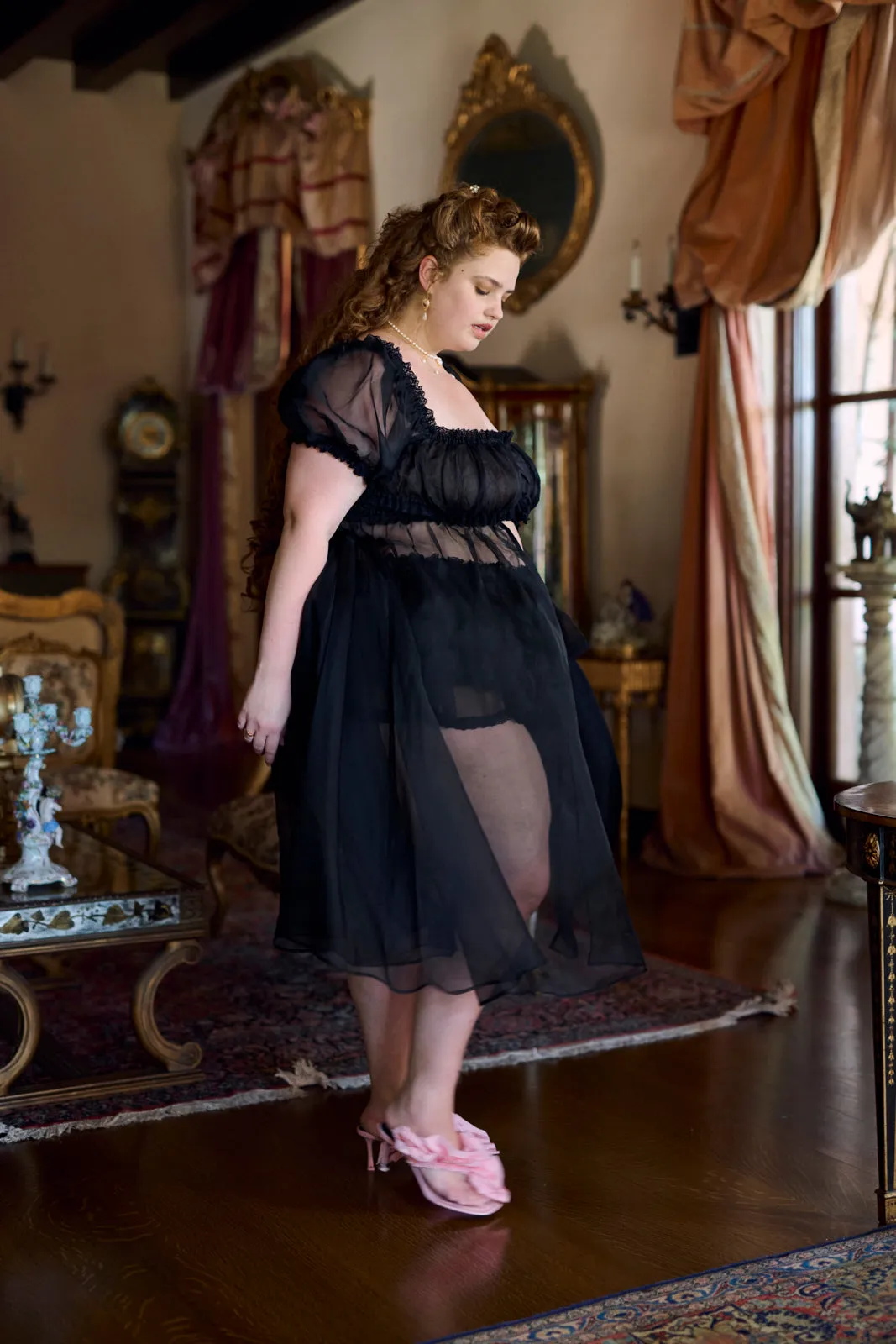 The Caviar Boudoir Dress