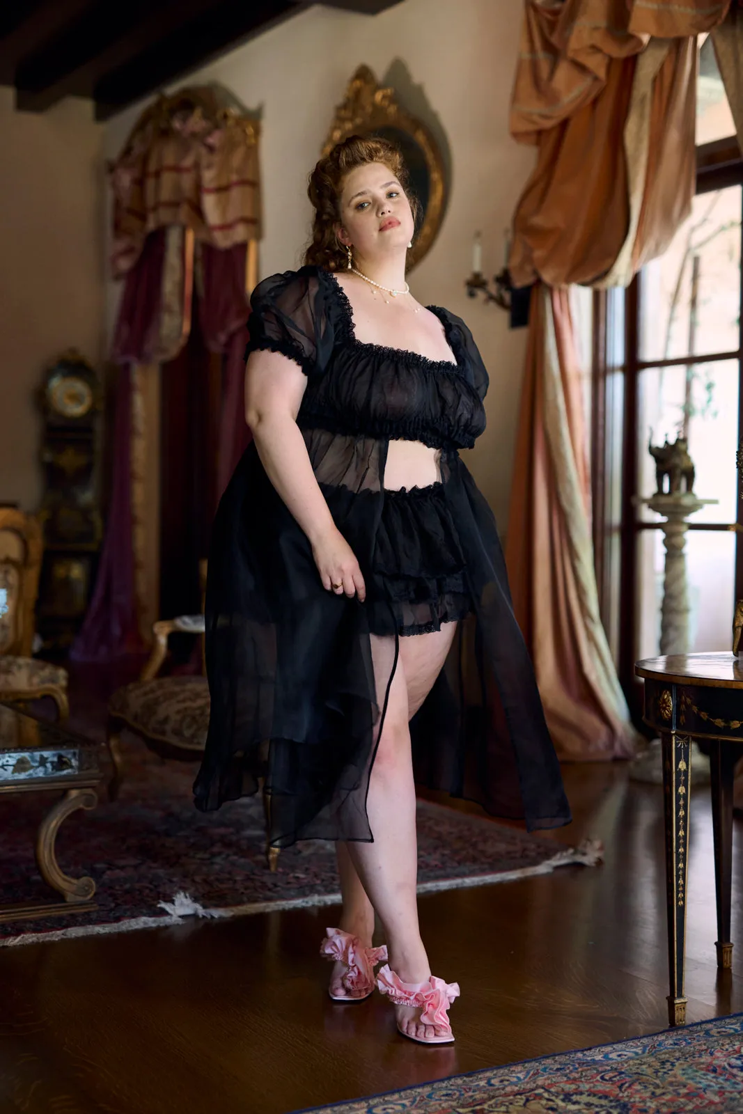 The Caviar Boudoir Dress