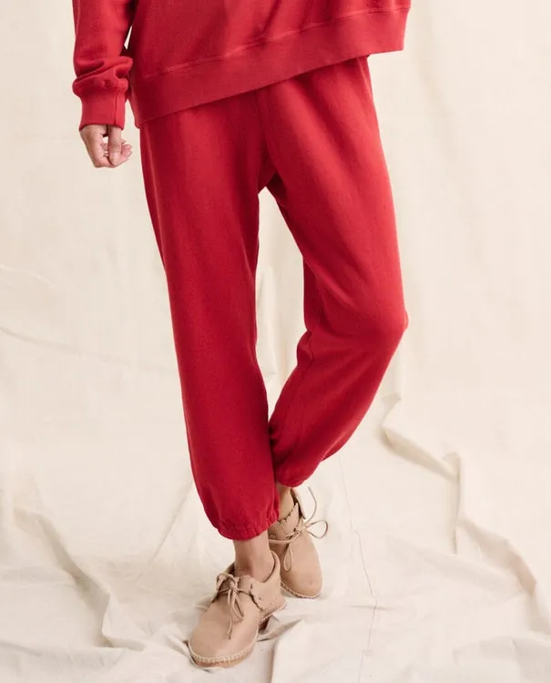 The Cropped Sweatpant, Candied Cherry