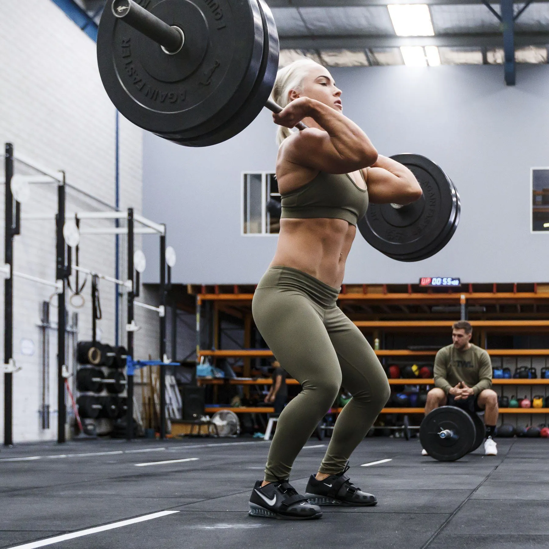 The WOD Life - Women's Balance Tights - Khaki