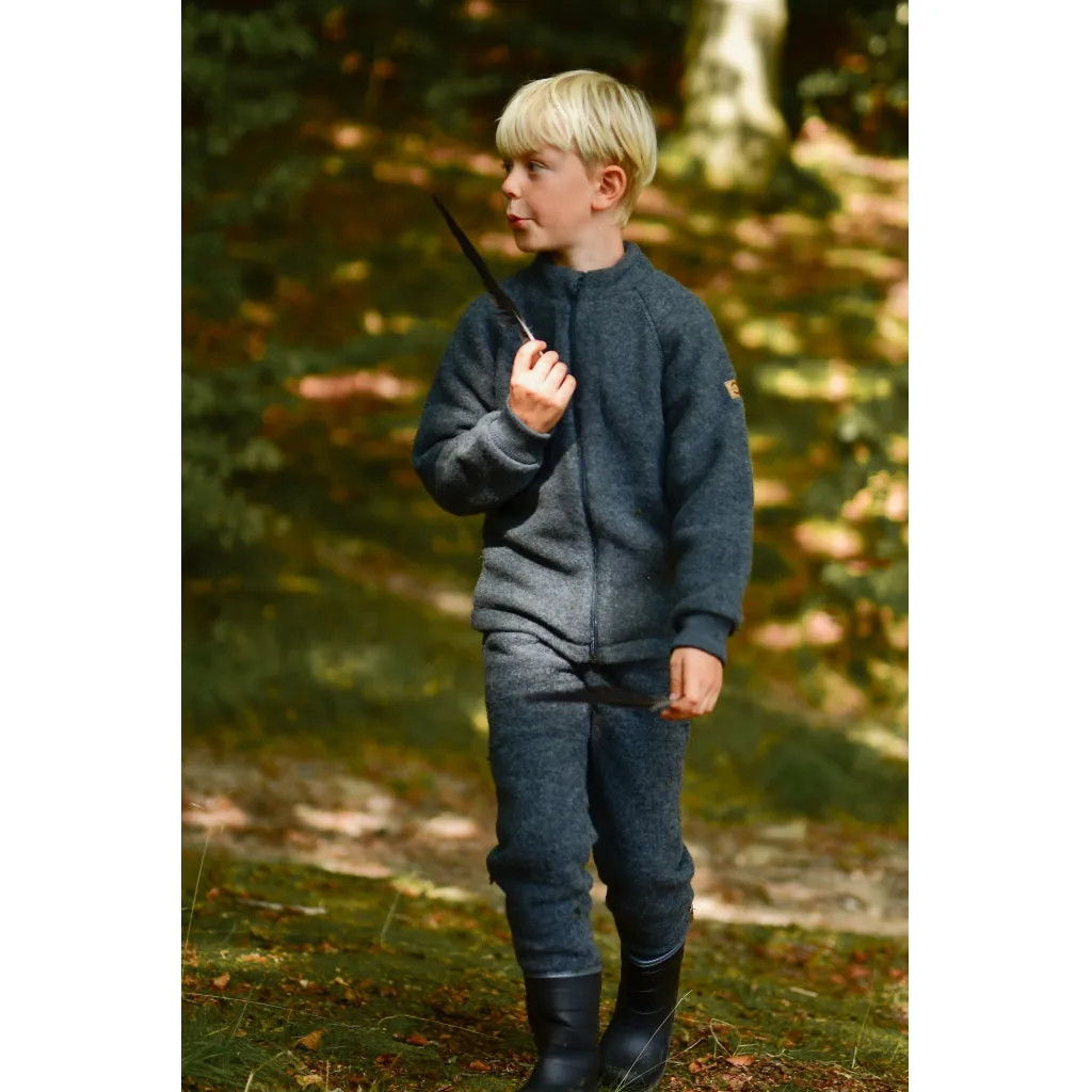 Toddler Wool Jacket - Anthracite Melange