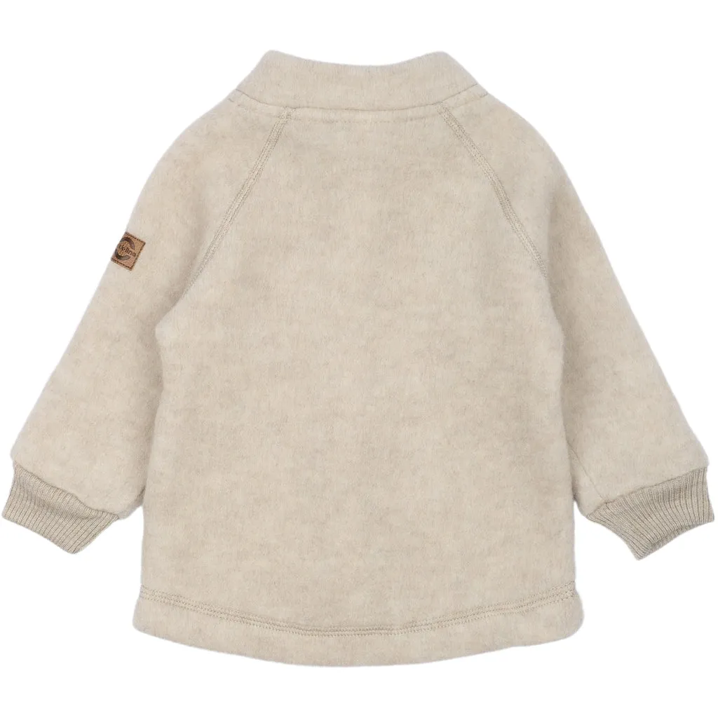 Toddler Wool Jacket - Melange Offwhite