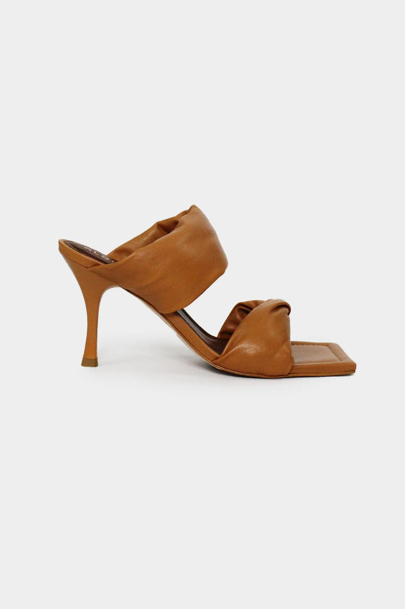 Twist Strap Sandals | Camel