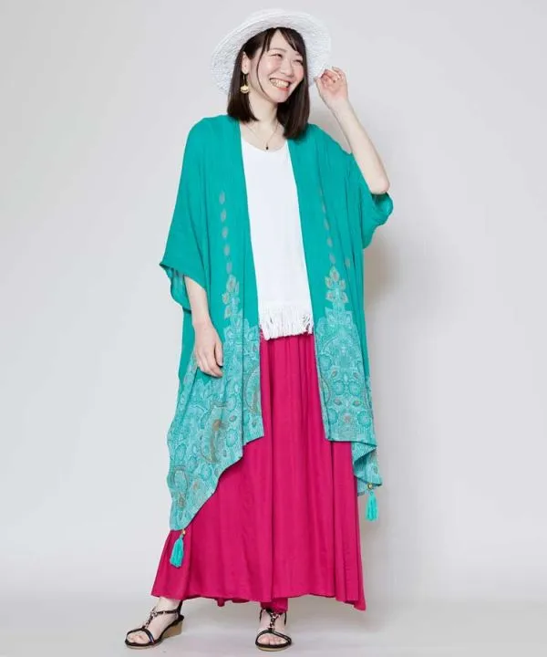 UV Protection Bohemian Kimono