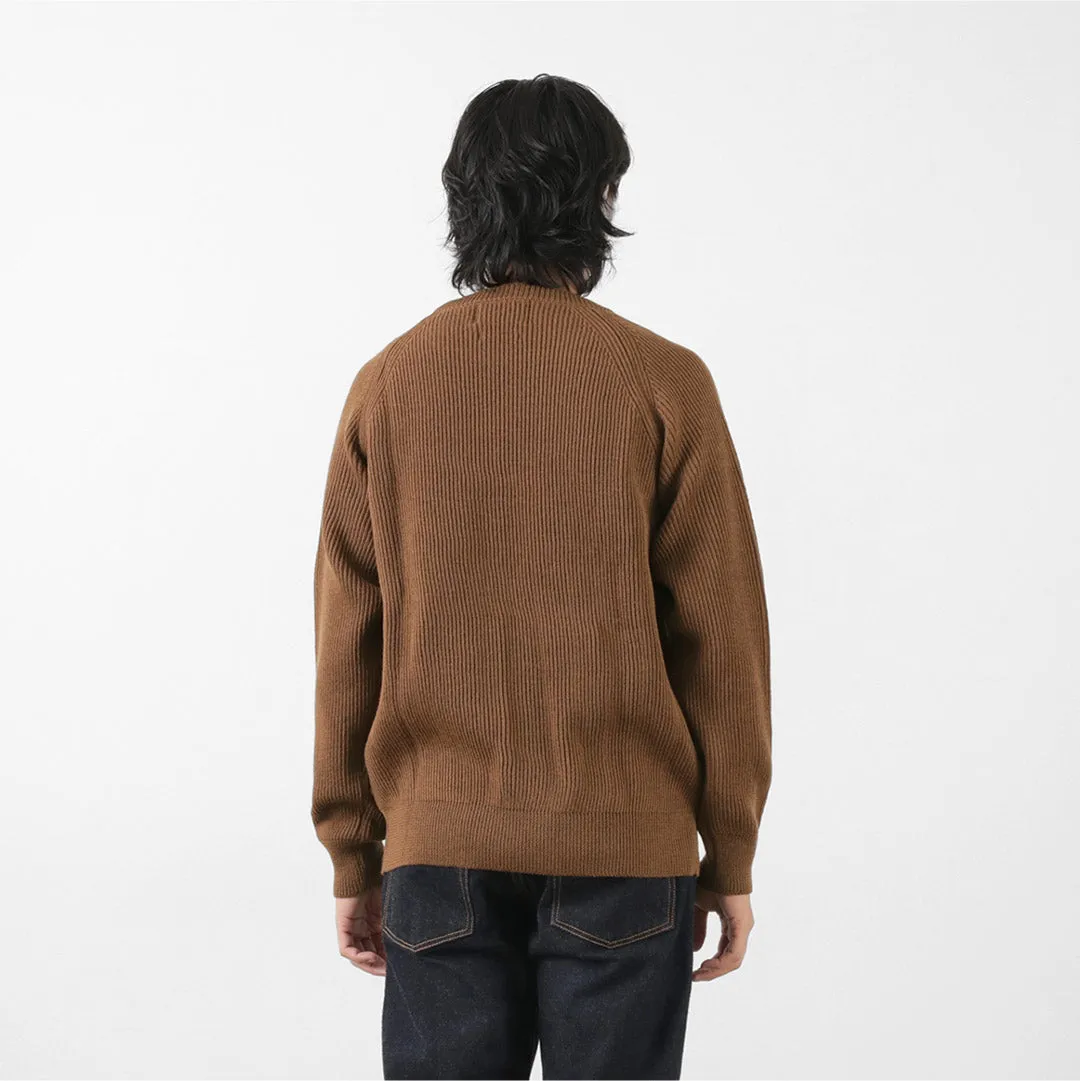 VINCENT ET MIREILLE / 8 gauge ribbed Crewneck Sweater