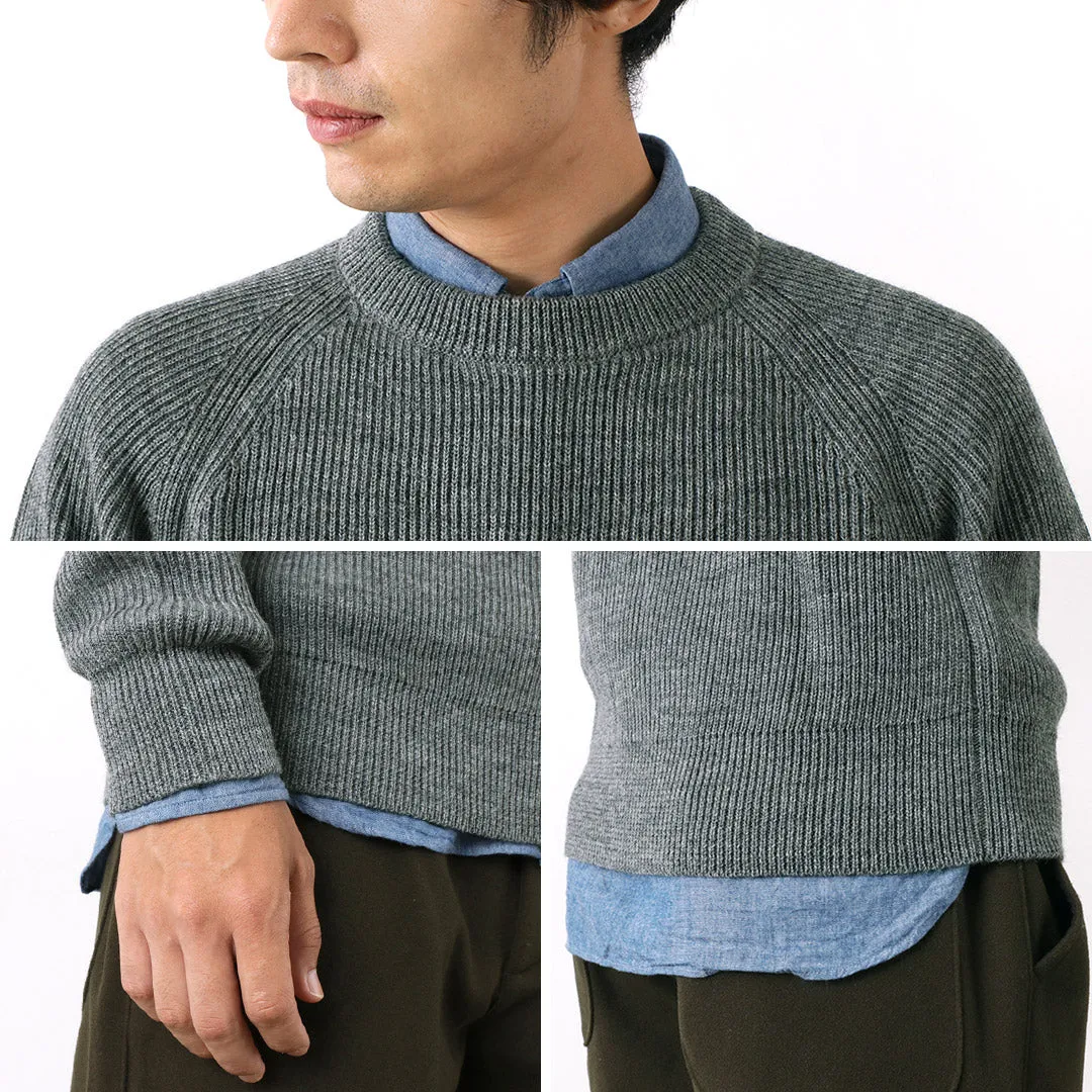 VINCENT ET MIREILLE / 8 gauge ribbed Crewneck Sweater