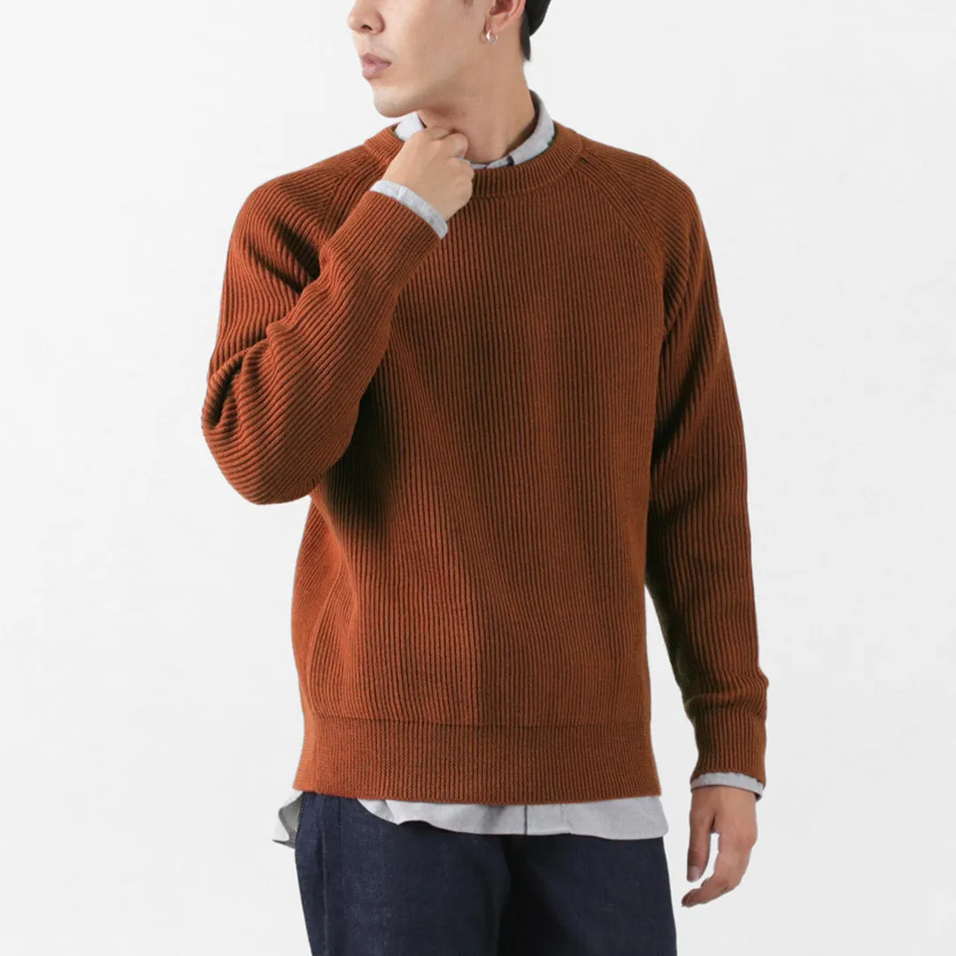 VINCENT ET MIREILLE / 8 gauge ribbed Crewneck Sweater