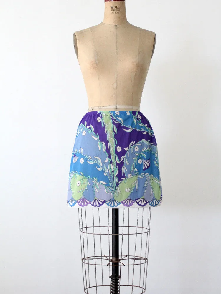 vintage 60s Emilio Pucci for Form Fit Rogers half slip