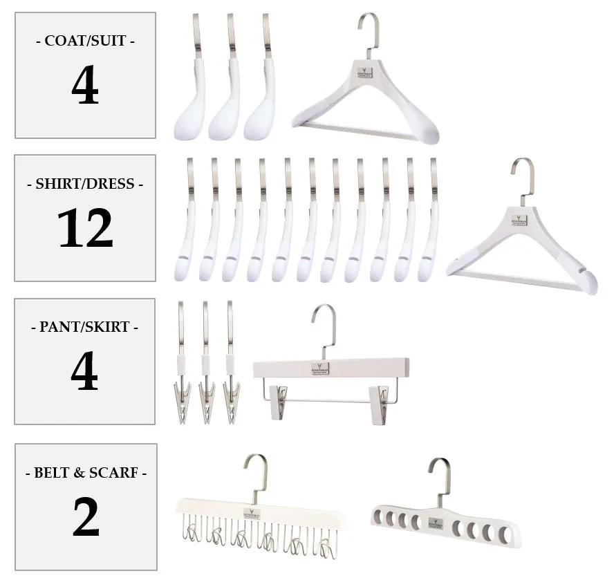 WASHED WHITE HANGER PACKAGES: POPULAR SELECTIONS