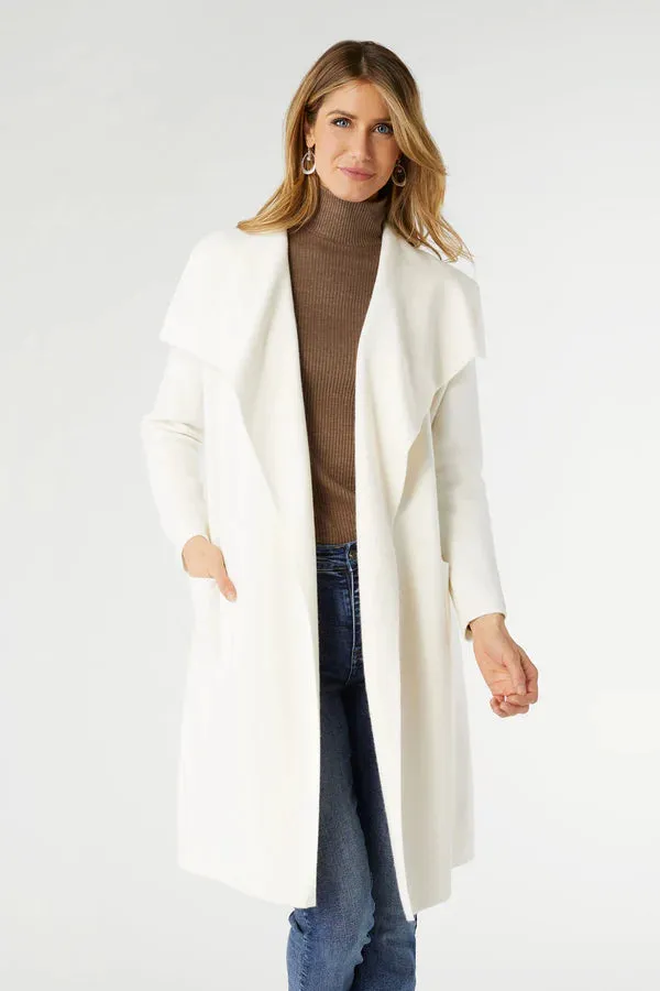 Winter White Heavenly Luxe Long Cardigan