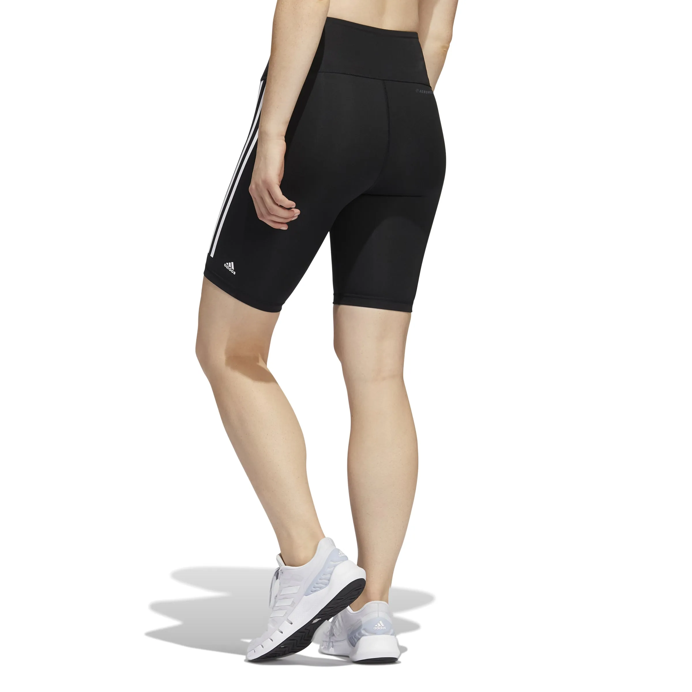 Women's Adidas Optime Trainicons 3-Stripes Bike Short Tights