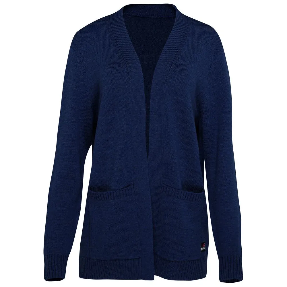 Womens Merino Open Cardigan (Navy)