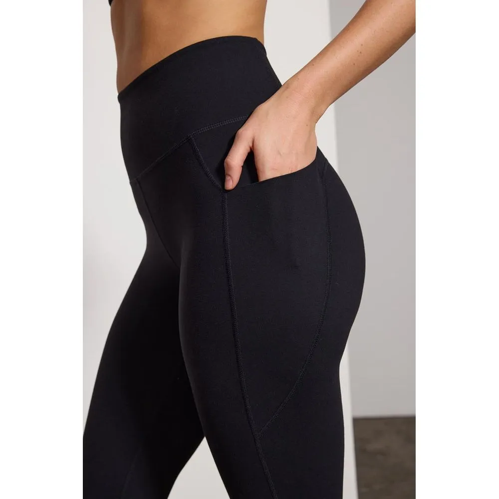 Womens Velocity High-Waisted 26" Legging With Pocket - Black