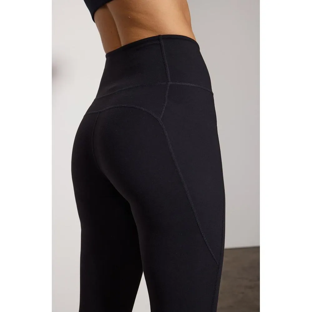 Womens Velocity High-Waisted 26" Legging With Pocket - Black