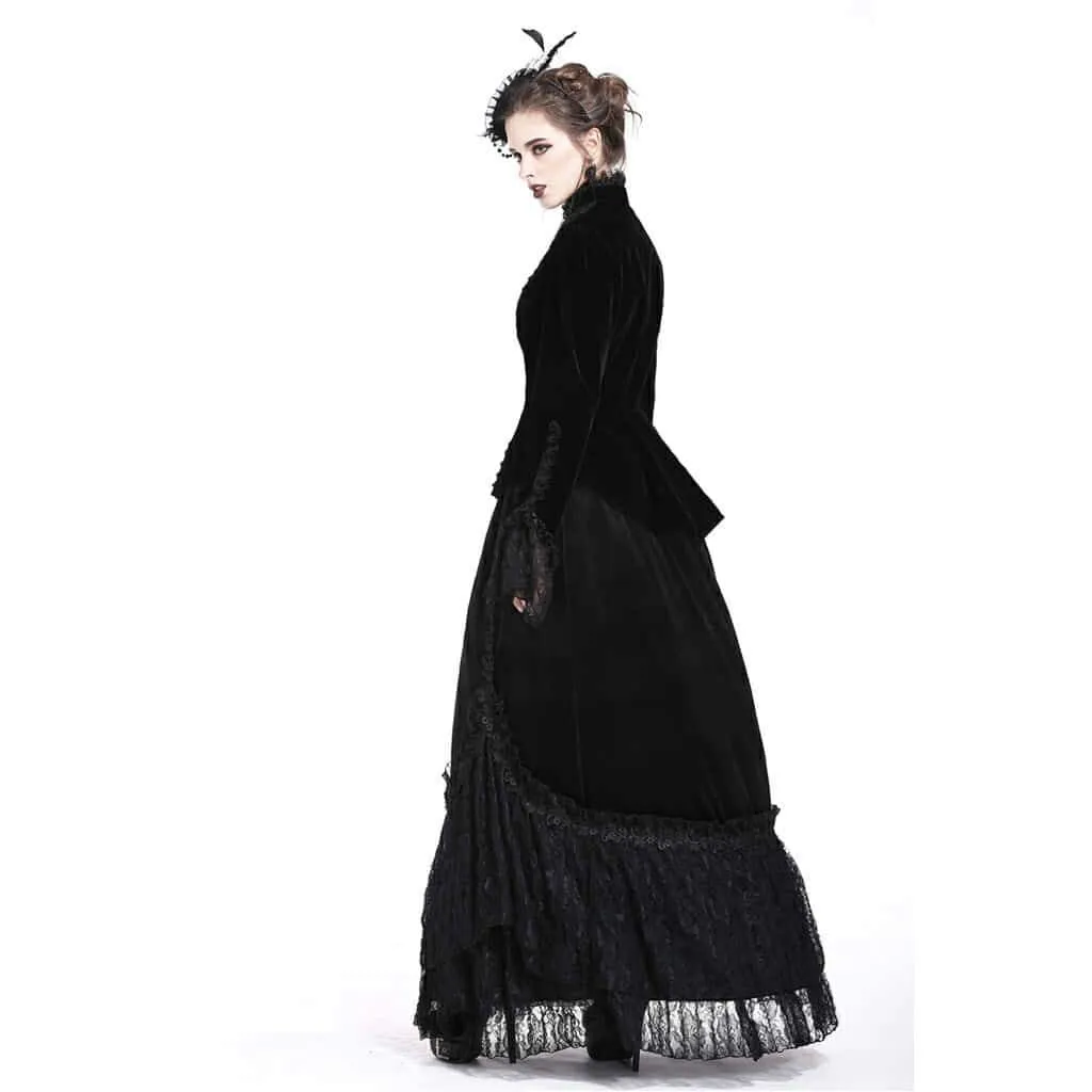 Women's Vintage Victorian Short Goth Coat