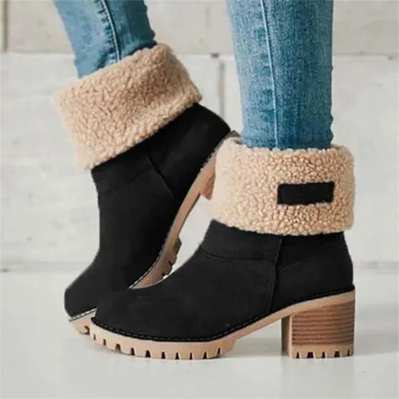 Women's Winter Fur Warm Snow Boots