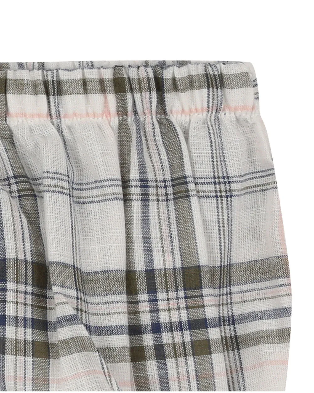 Woven Check Baby Pants