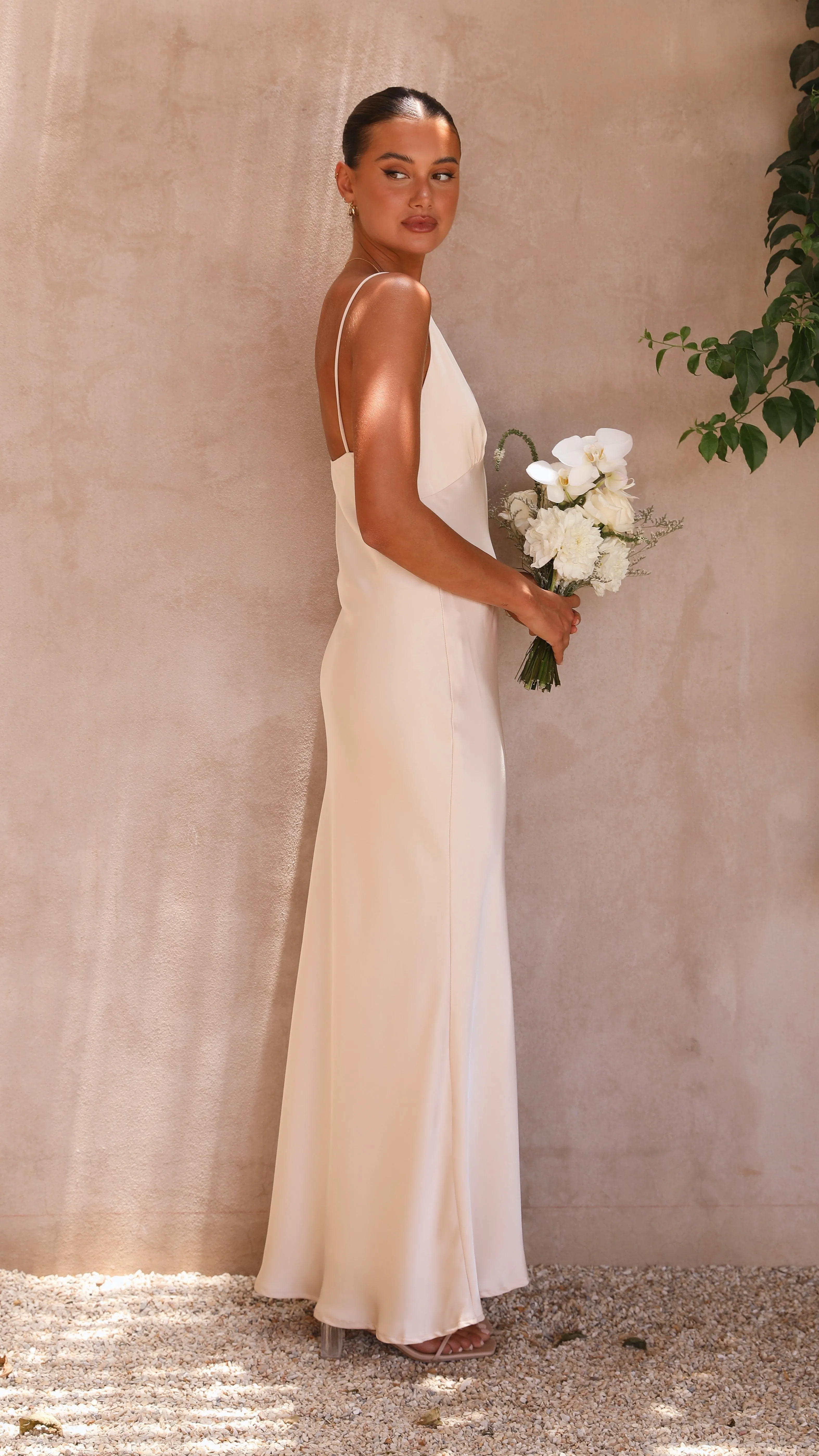 Ziah Maxi Dress - Champagne