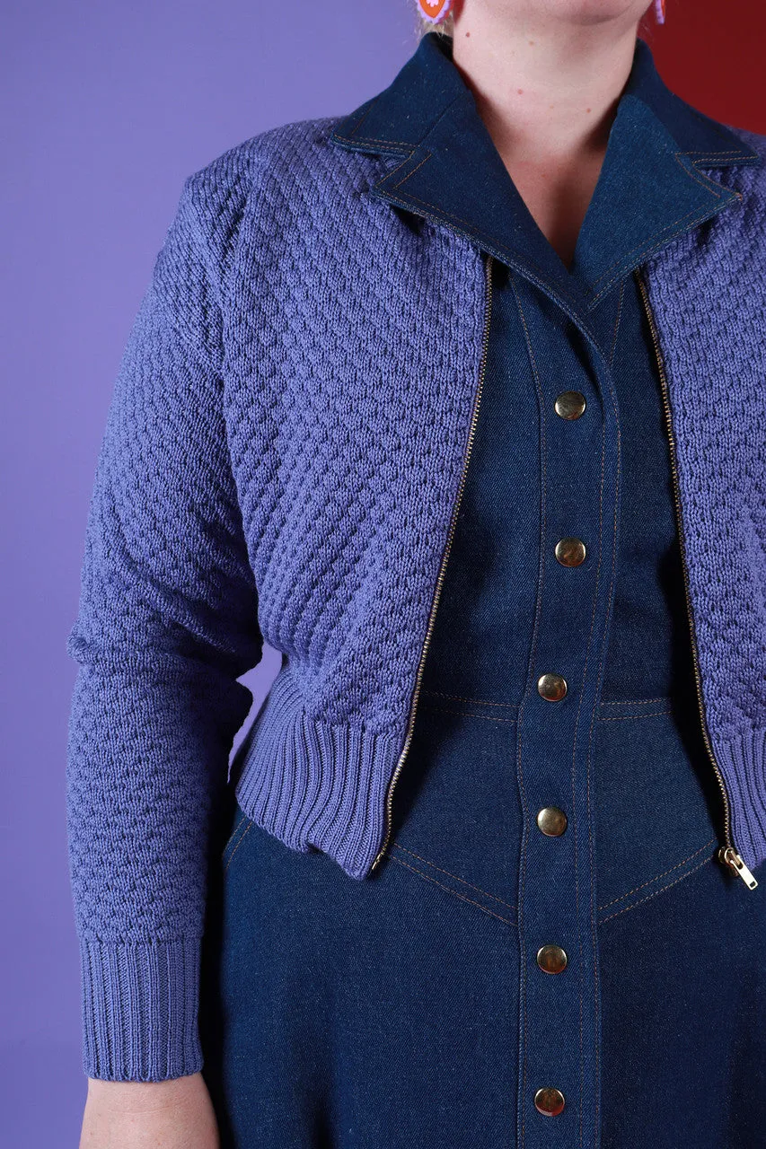 Ziggy Zip Cardie Iris