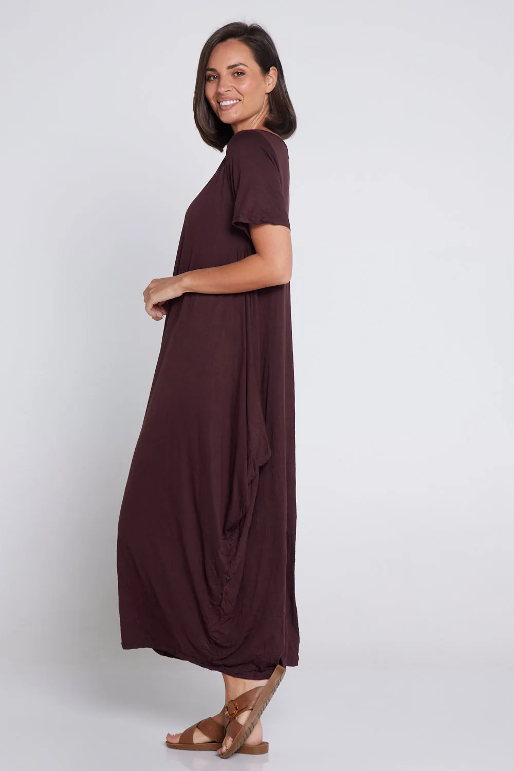 Zoe Dress - Chocolate