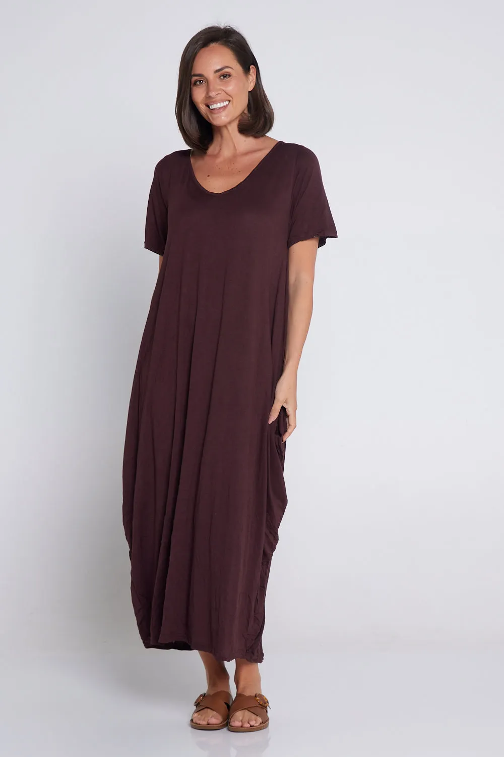 Zoe Dress - Chocolate